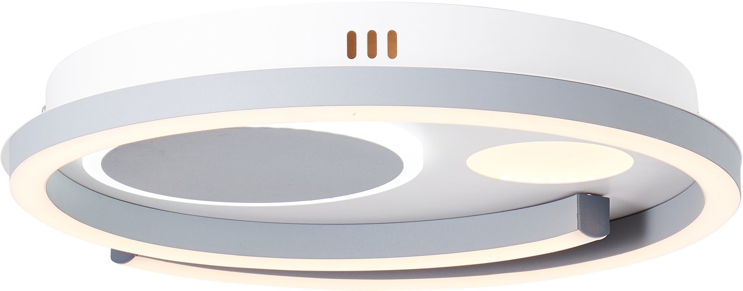 Brilliant Deckenleuchte 1x integrier Thekla LED LED Thekla, Lampe, weiß/schwarz, Deckenleuchte 3000-6000K, 40x40cm