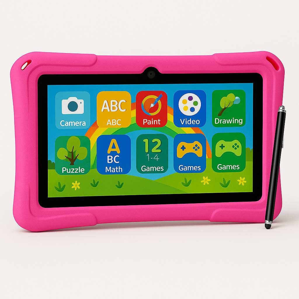 Goldstern-Tech KiddoTab Tablet (7-Zoll Tablet", 16 GB, Andoird, mit Quad-Core-Prozessor, WLAN & ideal für Kinder)
