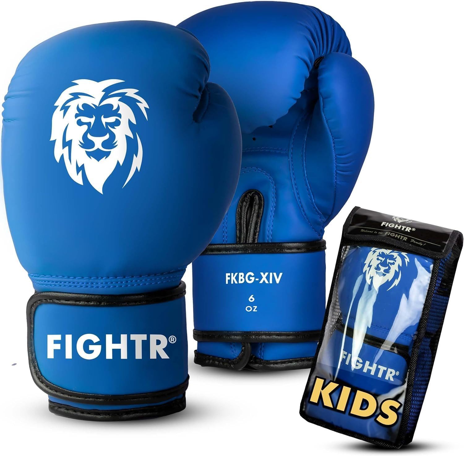 FIGHTR Kinderboxhandschuhe aus Kunstleder für Training & Kampfsport