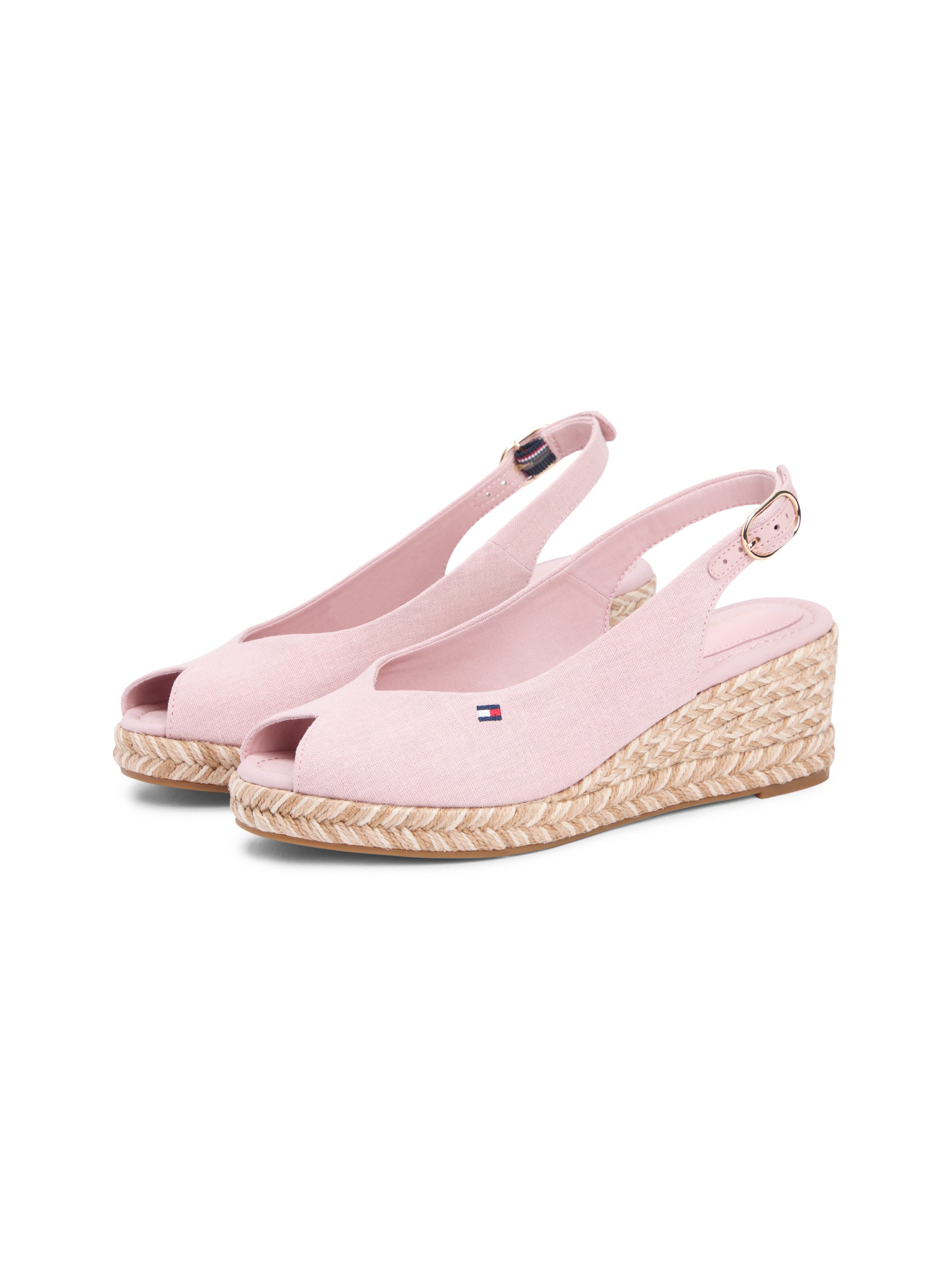 Tommy Hilfiger MID WEDGE ESPAD SLINGBACK SPECK Keilsandalette Sommerschuh, günstig online kaufen