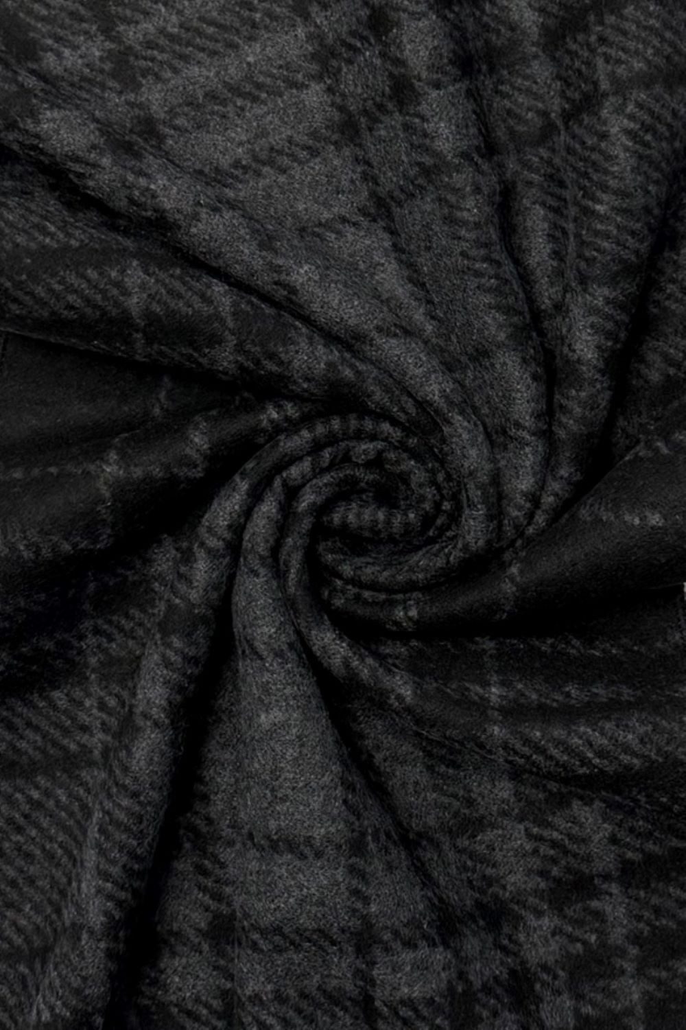 Fashion Scarf World Modeschal Karierter Wendeschal mit Fransen – ideal für Herren und Unisex Looks, Zeitloses Design, das fast jedem Stil entspricht