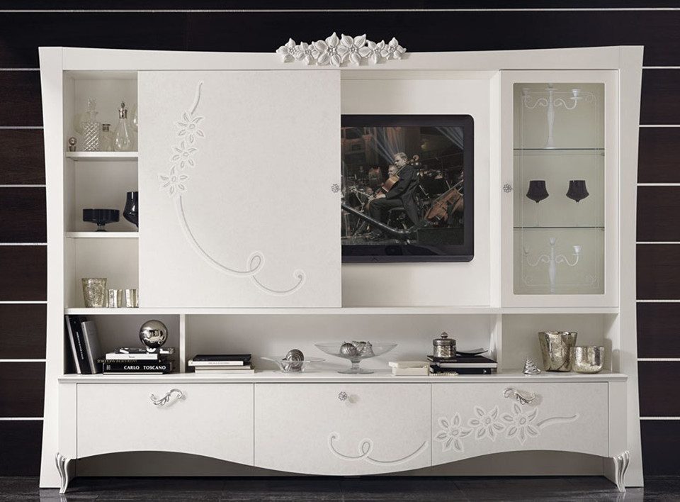 TV-Wand rtv TV-Schrank aus Holz mit modernem Design und Stauraum