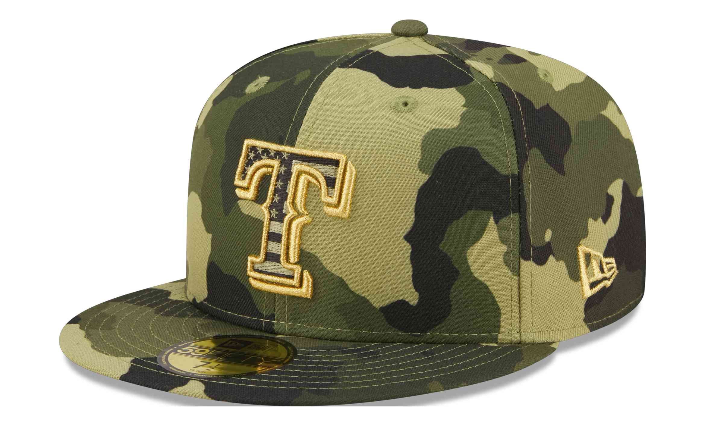 New Era Fitted Cap MLB Texas Rangers 2022 Armed Forces Day 59Fifty