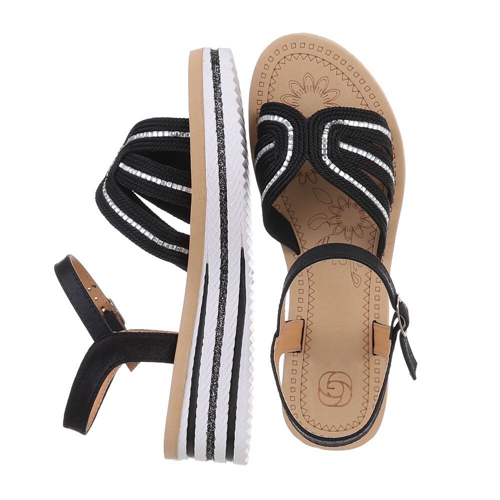 Ital-Design Damen Freizeit Plateausandaletten (86526988) Keilabsatz/Wedge K günstig online kaufen