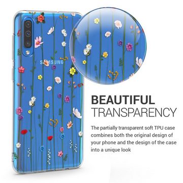 kwmobile Handyhülle, Case kompatibel mit Samsung Galaxy A50 - Hülle Silikon transparent - Silikonhülle