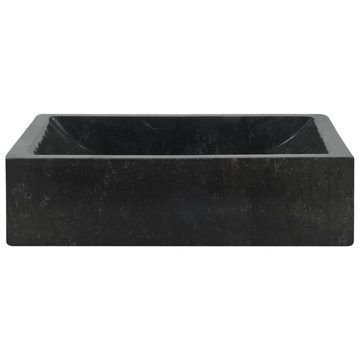 vidaXL Waschtisch Waschbecken 45x30x12 cm Marmor Schwarz