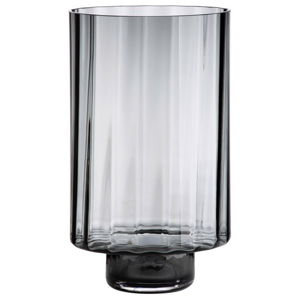 GILDE Windlicht Novus (1 St), Kerzenhalter aus Glas, Maße: H. 30cm x D. 18cm