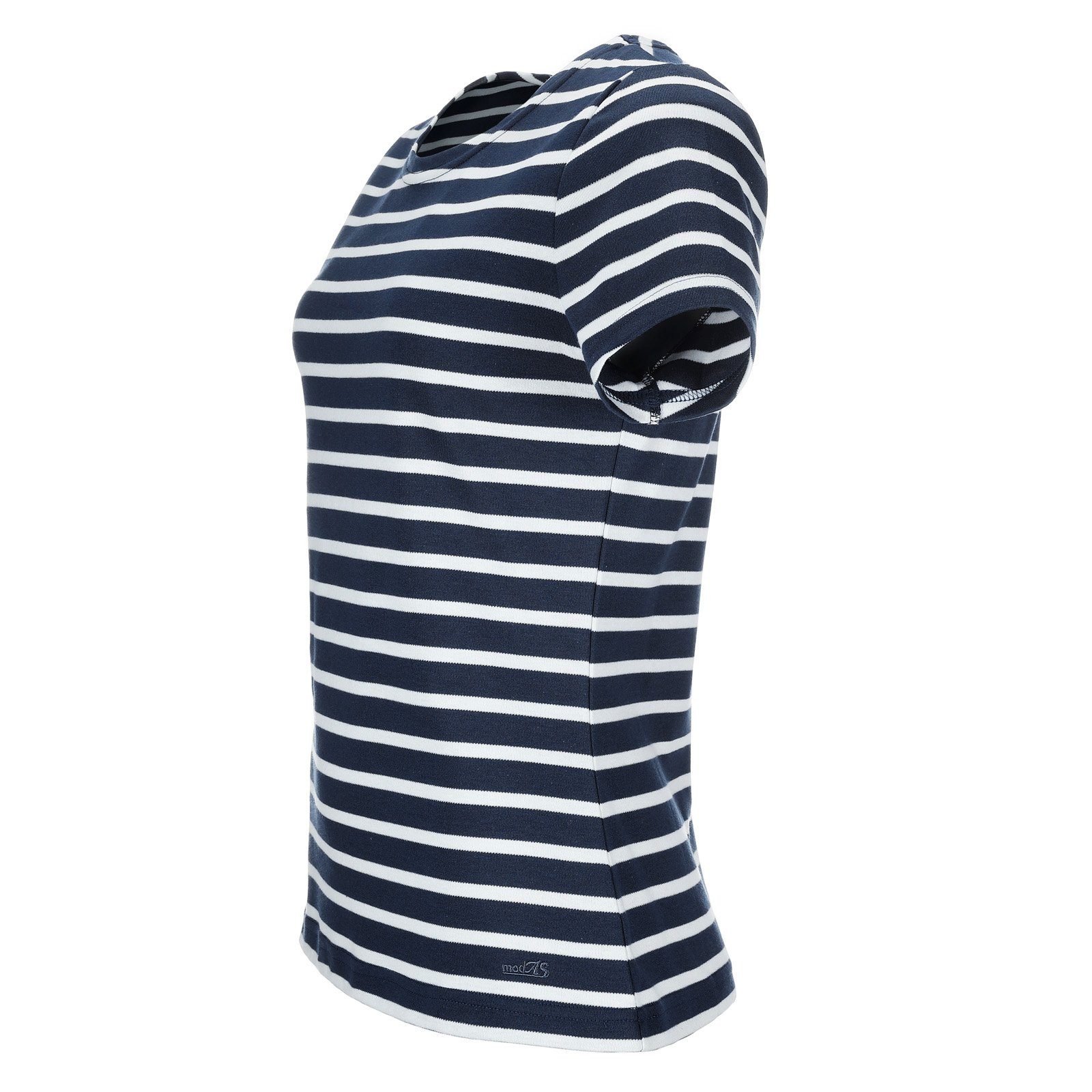 modAS Rundhalsshirt Bretonisches Damenshirt T-Shirt mit günstig online kaufen