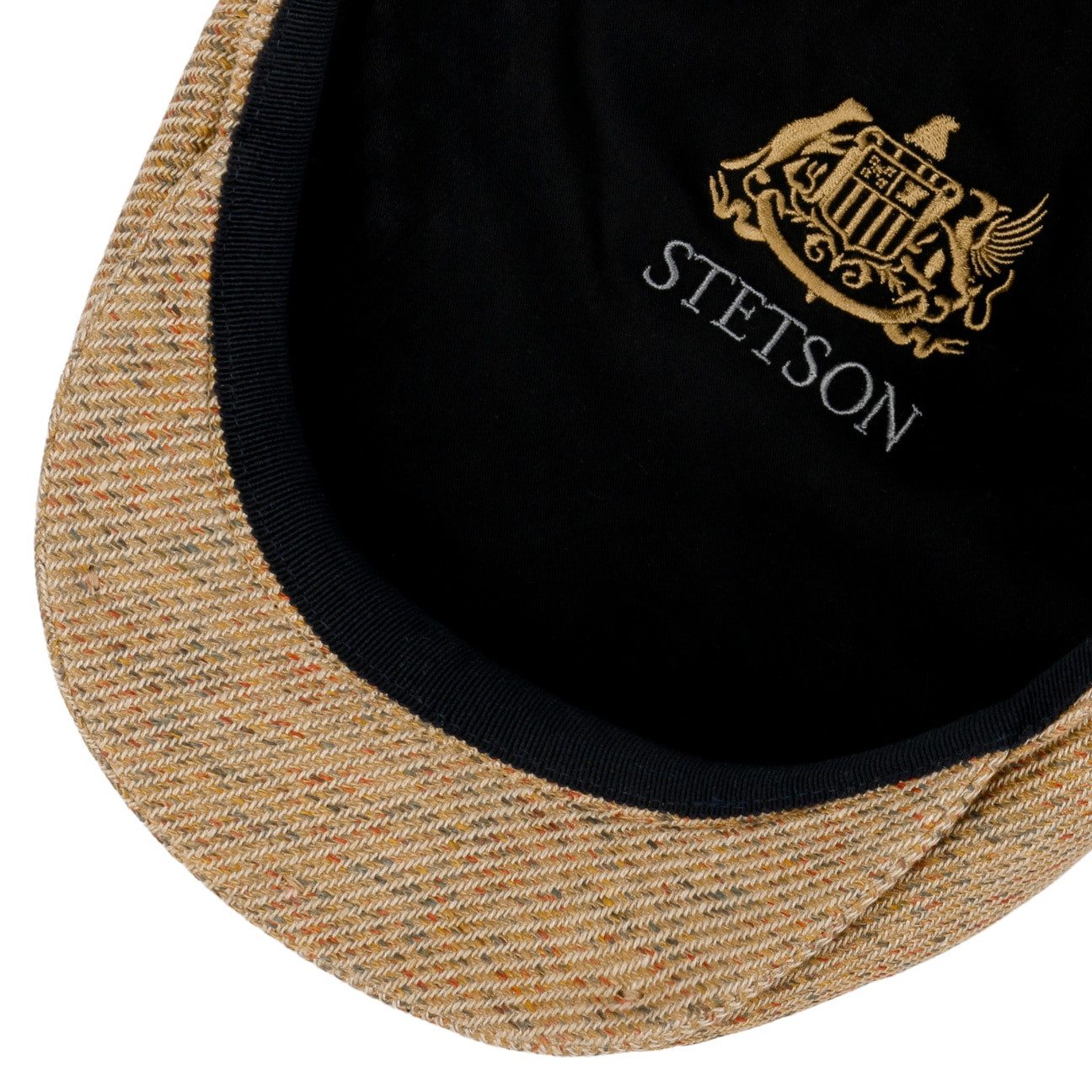 Stetson Flat Cap (1-St) Schirmmütze mit Schirm, Made in Germany