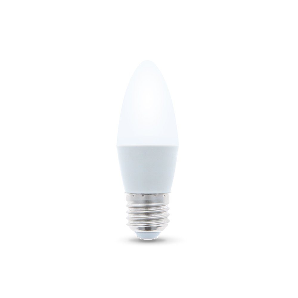 Forever Light LED-Leuchtmittel E14 C37 6W LED Glühbirne Kerzenform Цибулини 480 Lumen, E14, 1 St.