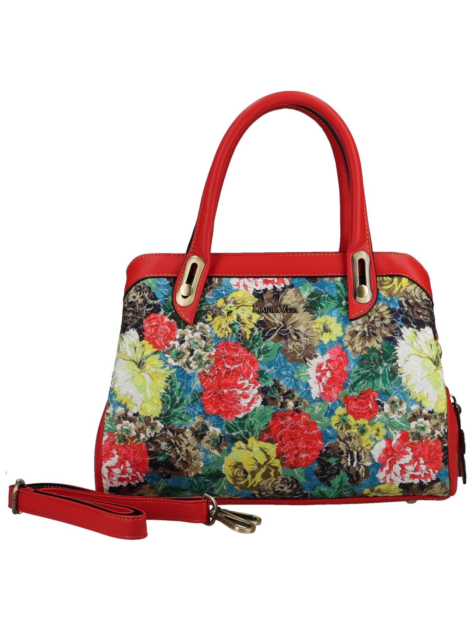 Henkeltasche LAURA VITA Taschen Lederimitat/Textil
