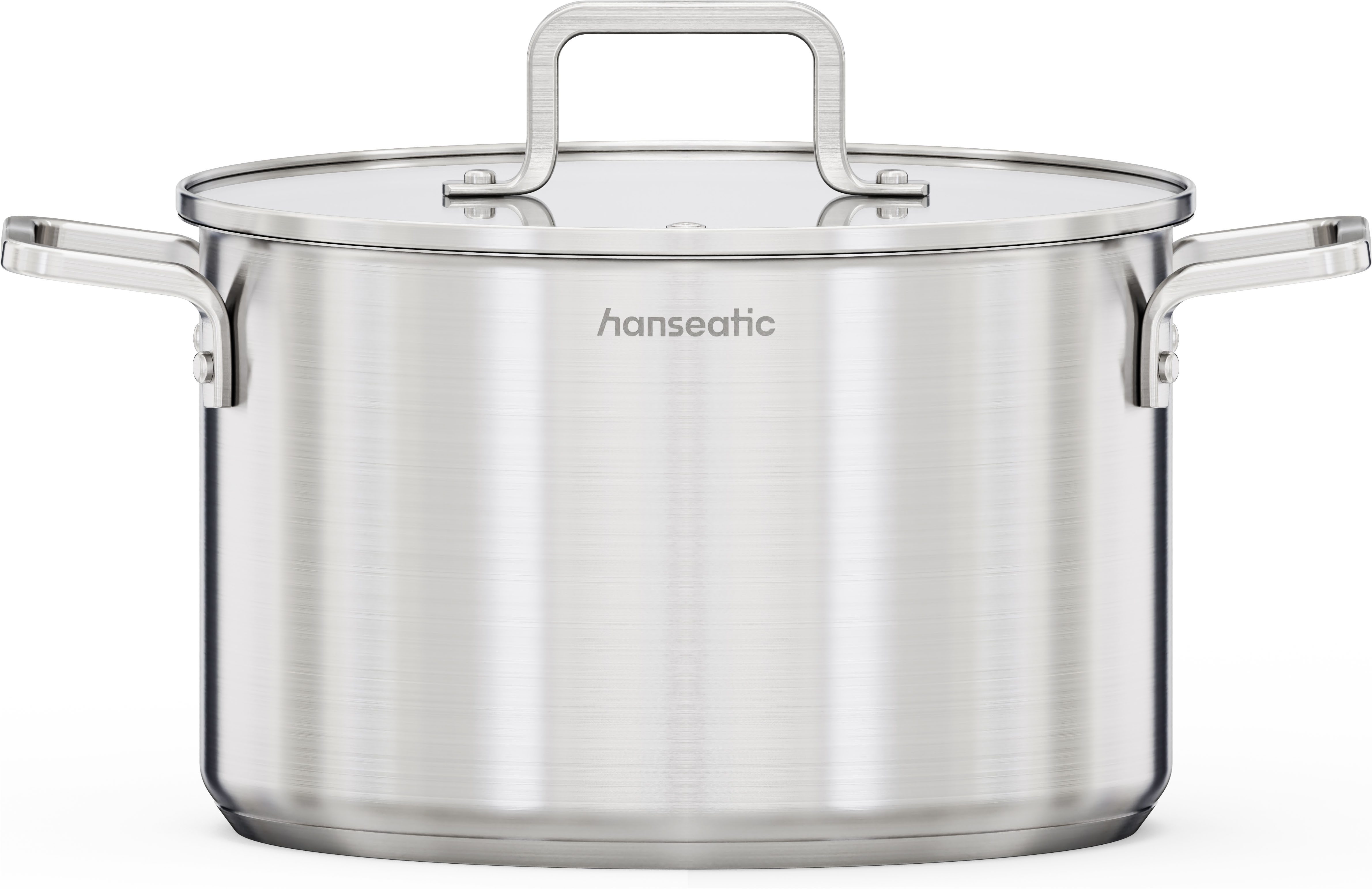 Hanseatic Kochtopf DAILY, mit Antihaftbeschichtung, Edelstahl 18/10 (1-tlg), für alle Herdarten, Induktion