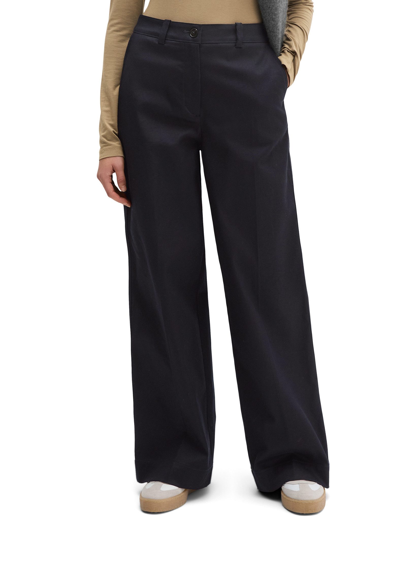 Chinohose aus Organic Cotton-Lyocell-Mix