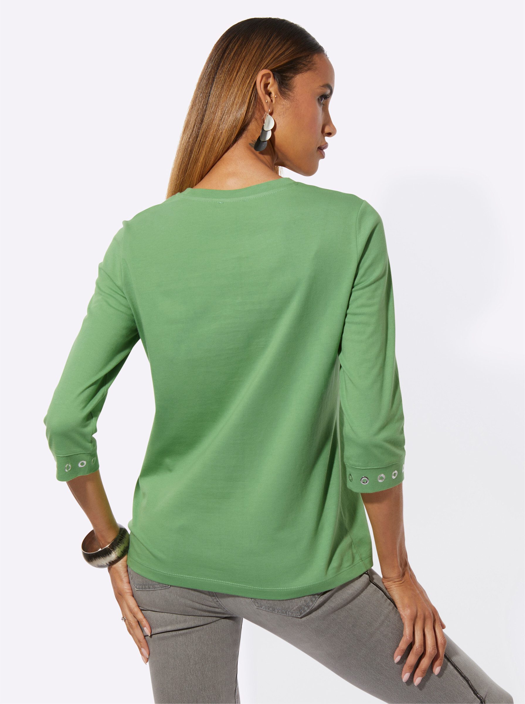 creation L T-Shirt Pima-Baumwoll-Shirt 3/4-Arm