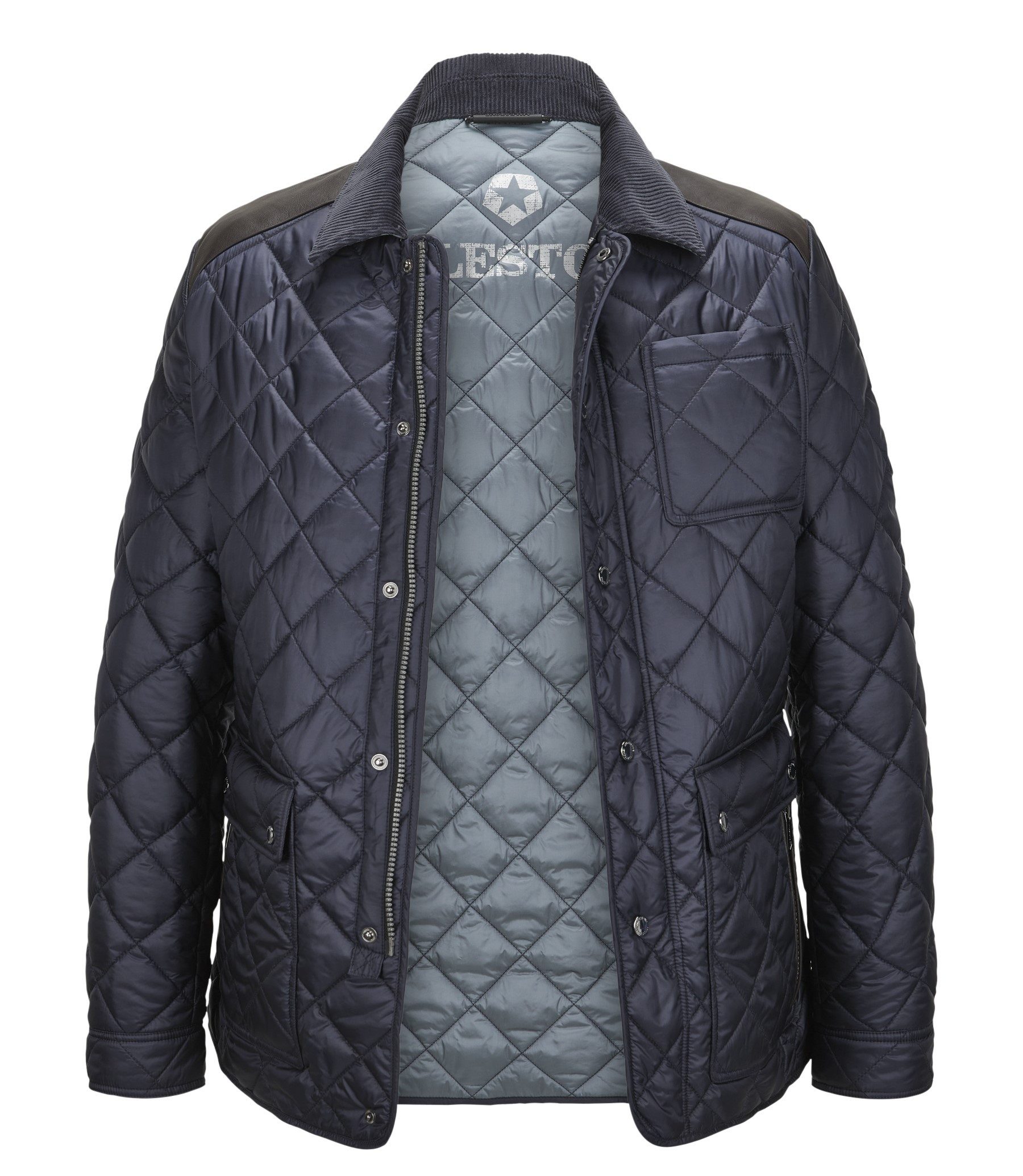 Milestone Steppjacke MSSantos Umlegekragen aus Kord, günstig online kaufen