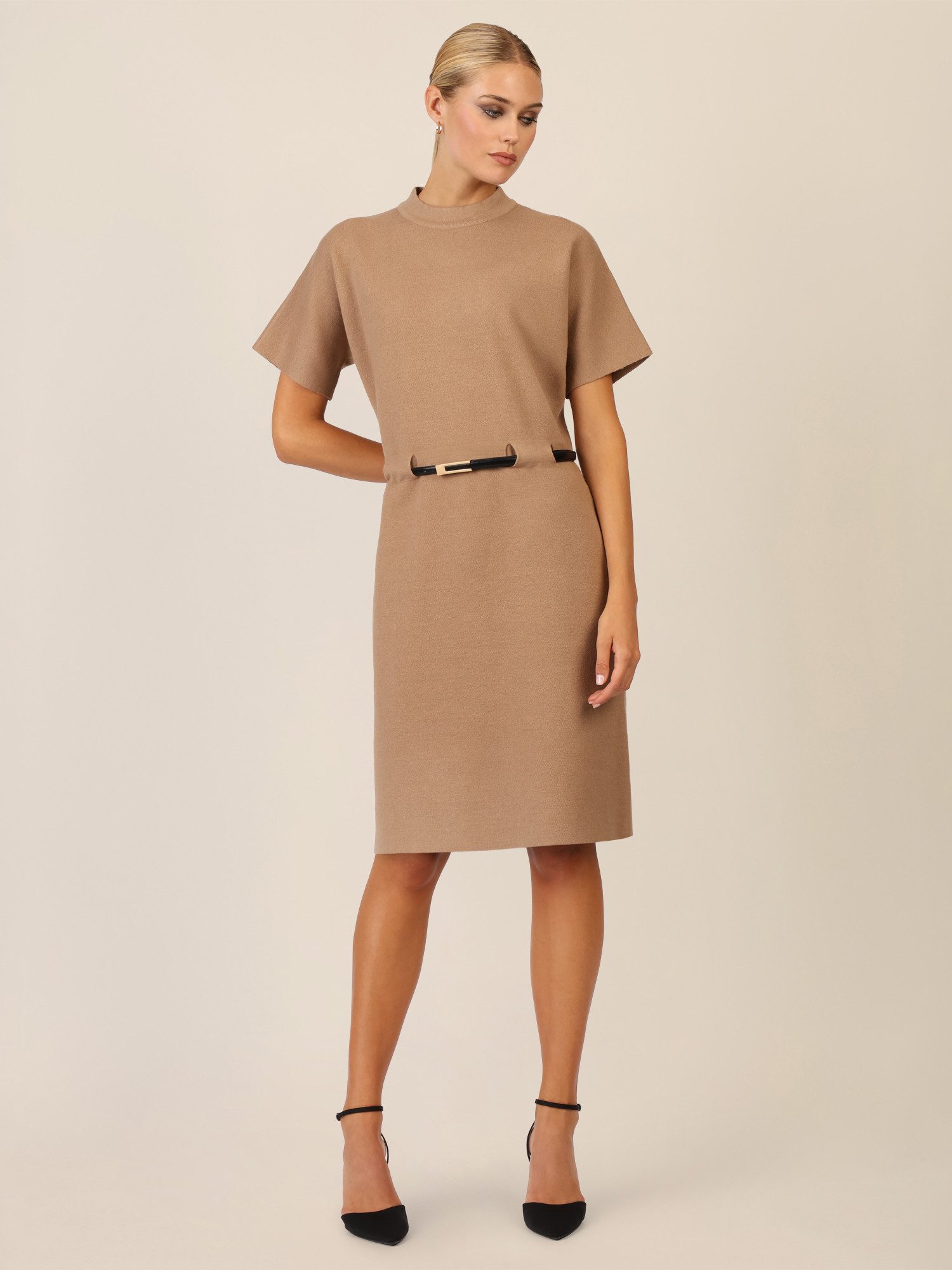 Apart Strickkleid und Stehkragen günstig online kaufen
