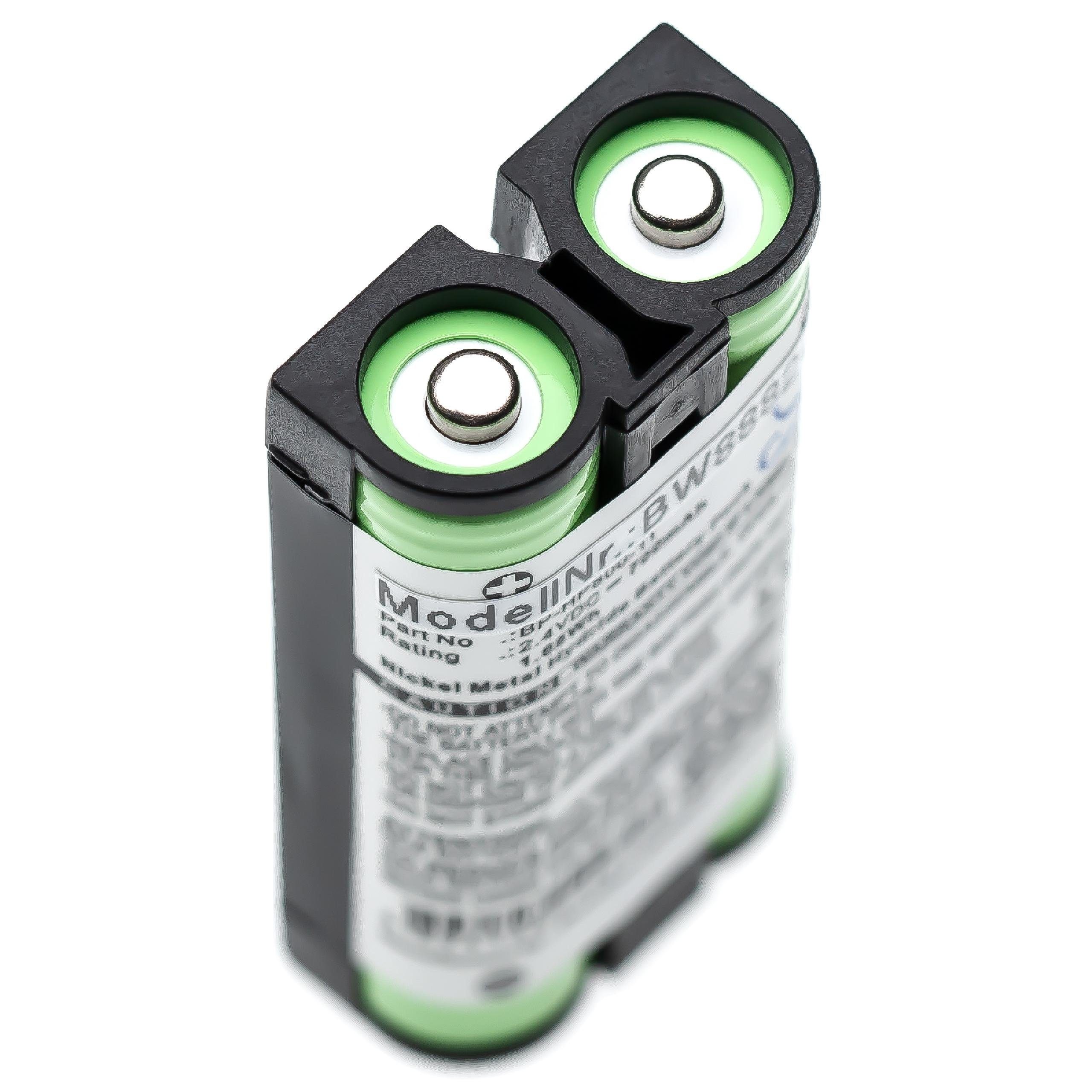 Originalteilebezeichnung Baugleiche Akku für Ersatz 700 BP-HP800-11 (700mAh, NiMH) mAh vhbw 9-885-218-43, für Kopfhörer Sony 2,4V,