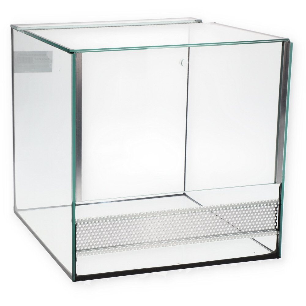 GarPet Terrarium Glas Terrarium 30x30x30 cm Glasterrarium Falltür Guillotin günstig online kaufen