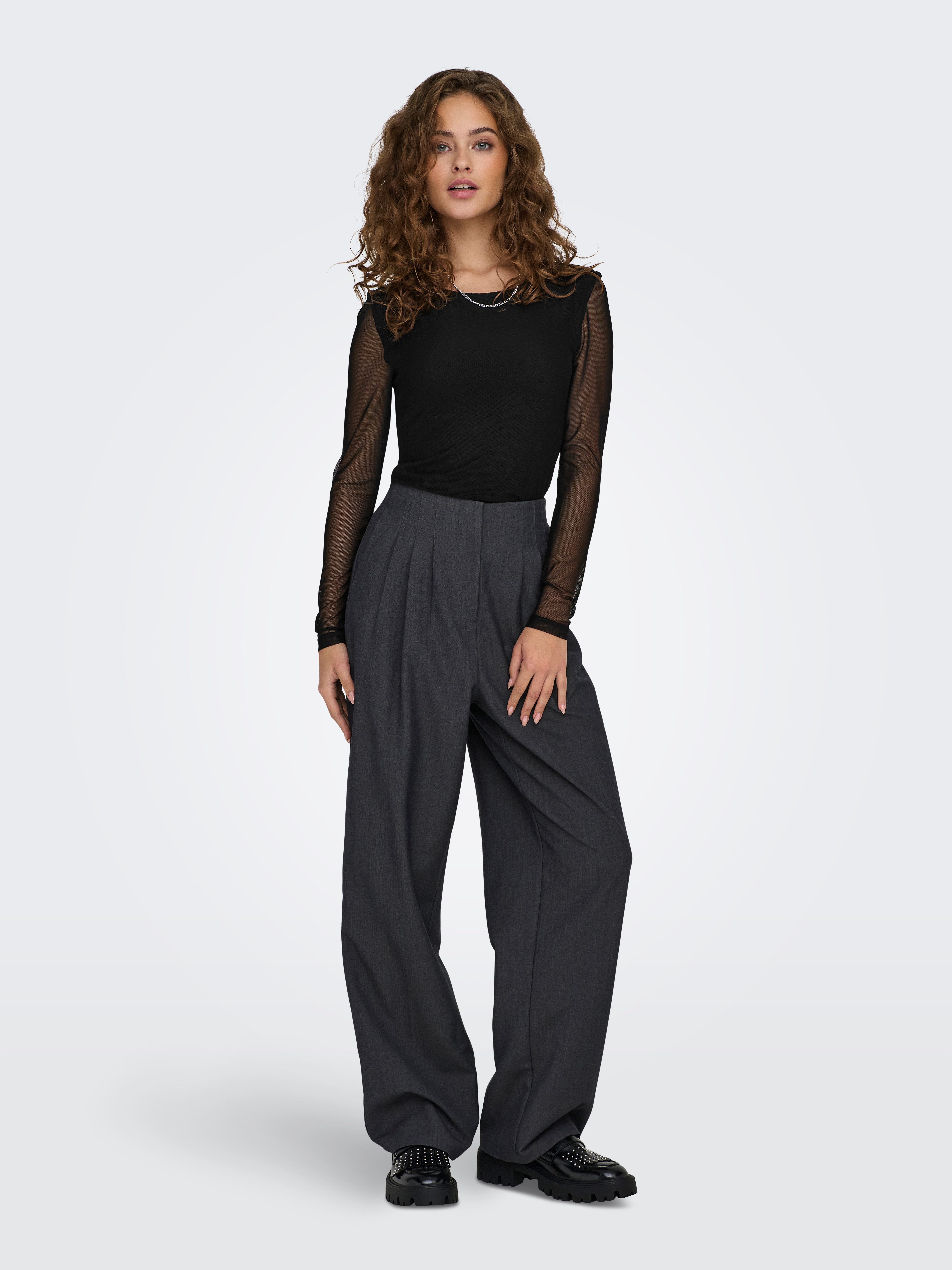 ONLY Langarmbody ONLTERESSA L/S O-NECK BODY BOX JRS