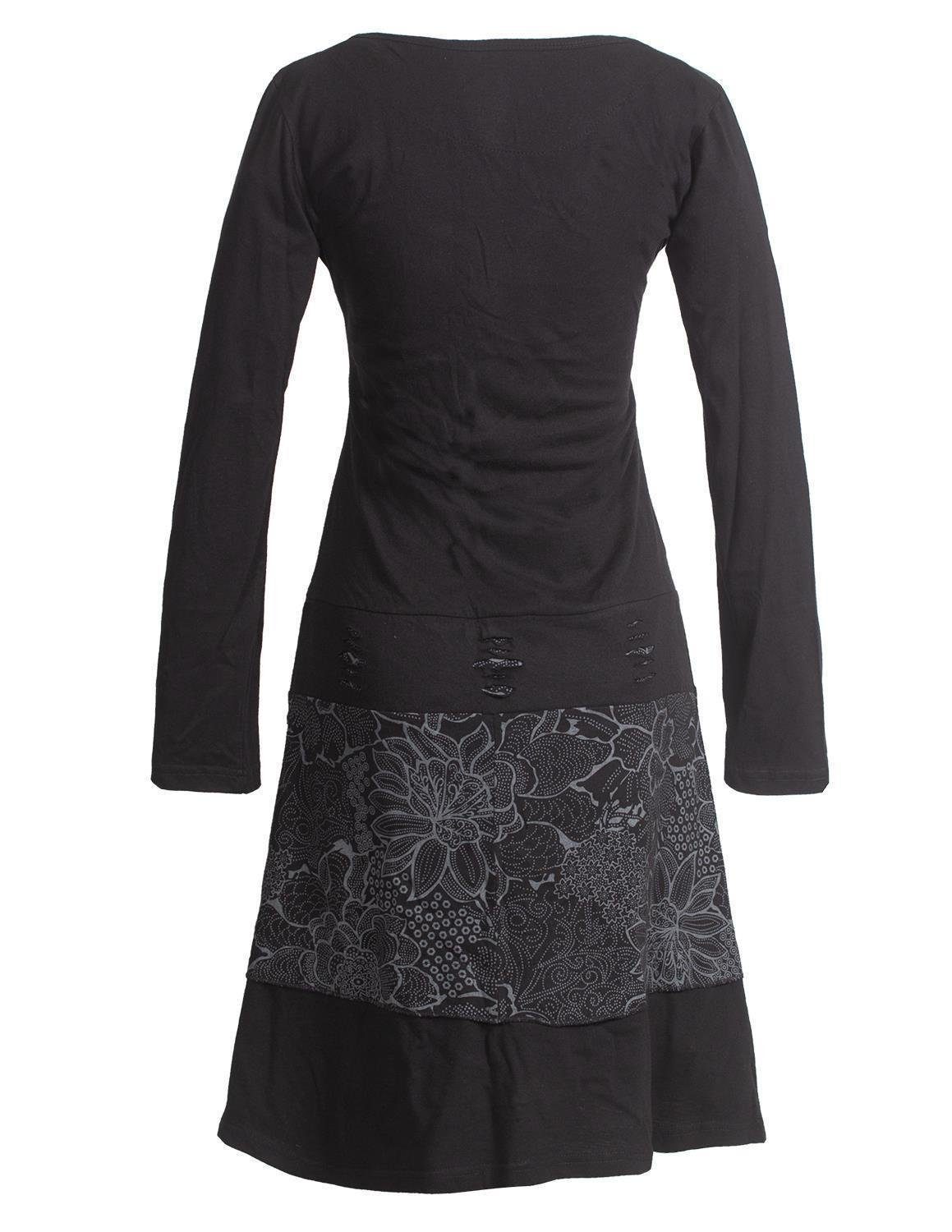 Vishes Jerseykleid Lagenlook Langarm Kleid mit günstig online kaufen