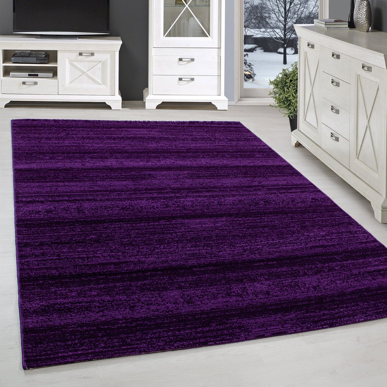 SIMPEX24 Designteppich Unicolor - Einfarbig, Rechteckig, günstig online kaufen