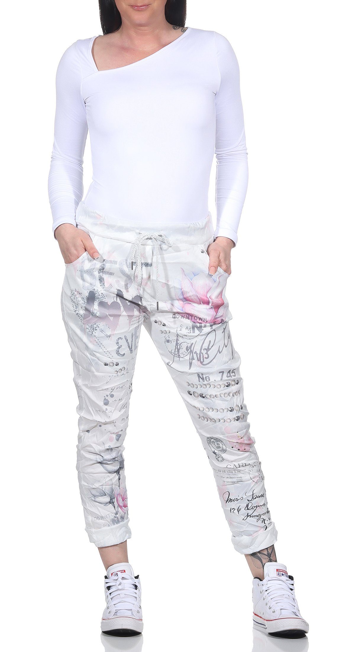 CLEO STYLE Schlupfhose Damen Sweathose 1289 günstig online kaufen