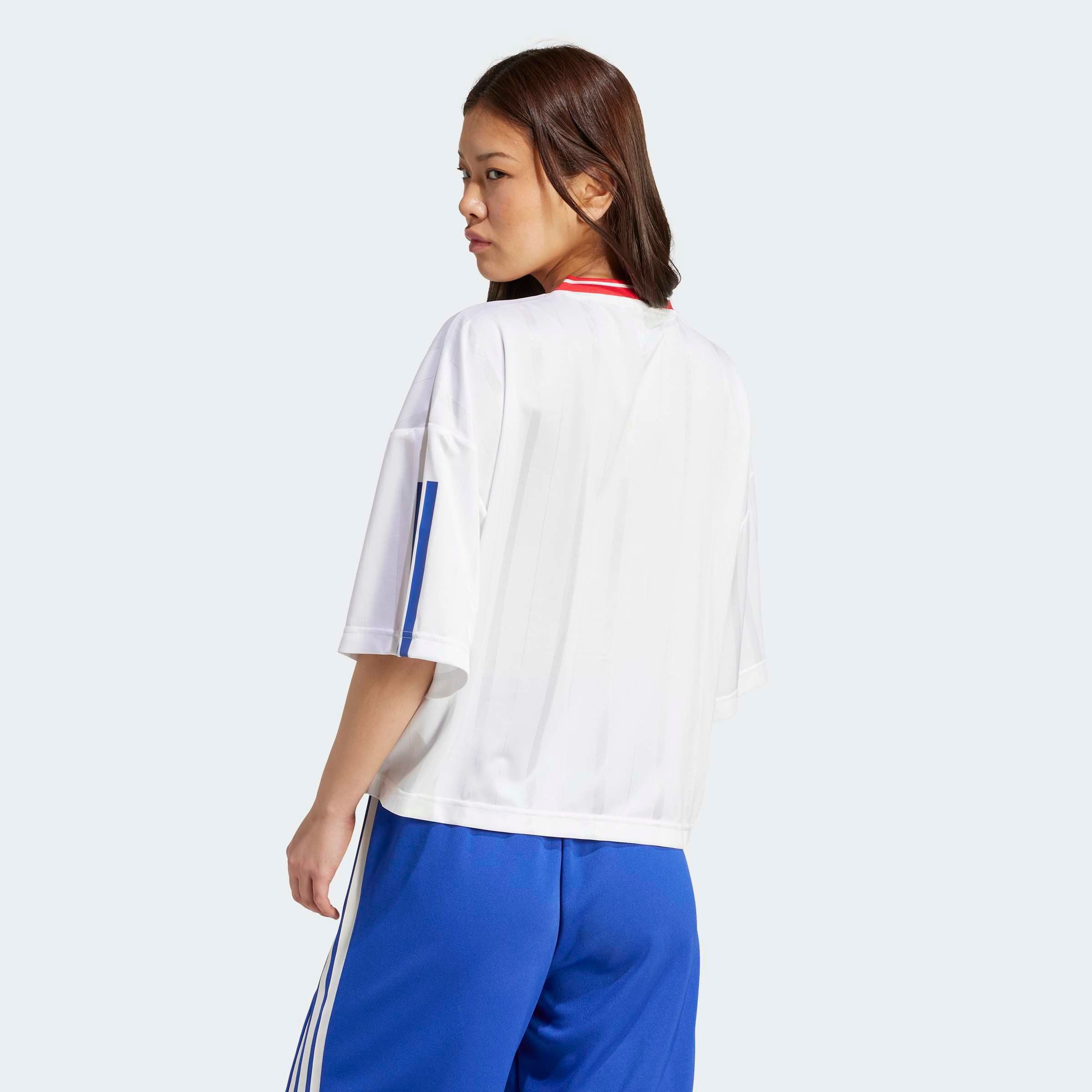 adidas Sportswear T-Shirt TIRO NATIONS PACK BOYFRIEND lockerer Boyfriend-Fit, mit V-Ausschnitt, länger geschnittene Ärmel