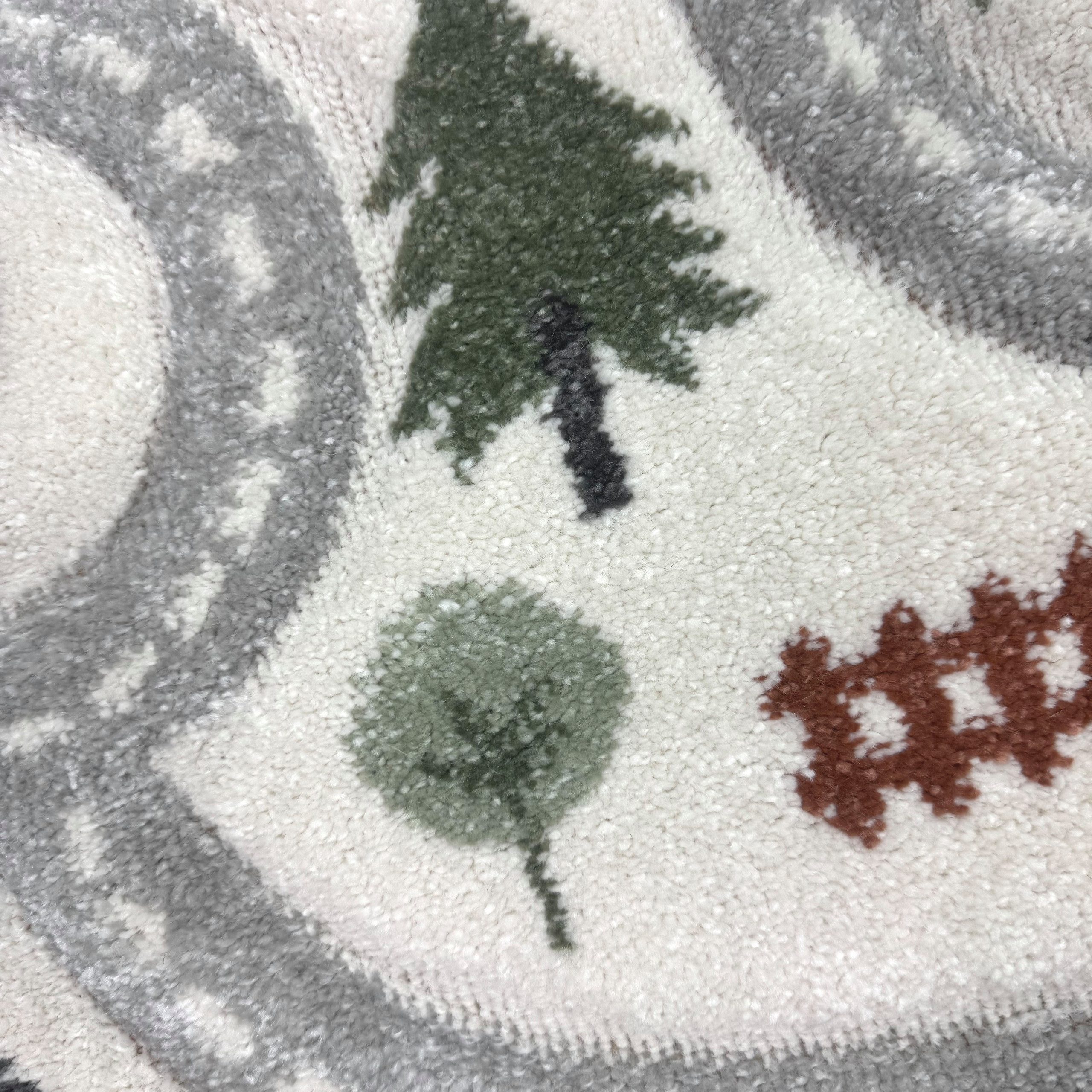 Carpetia Kinderteppich Runder Spielteppich mit Straßenmotiv Weich für Spielbereiche in creme, rund – Bild 4 von 5