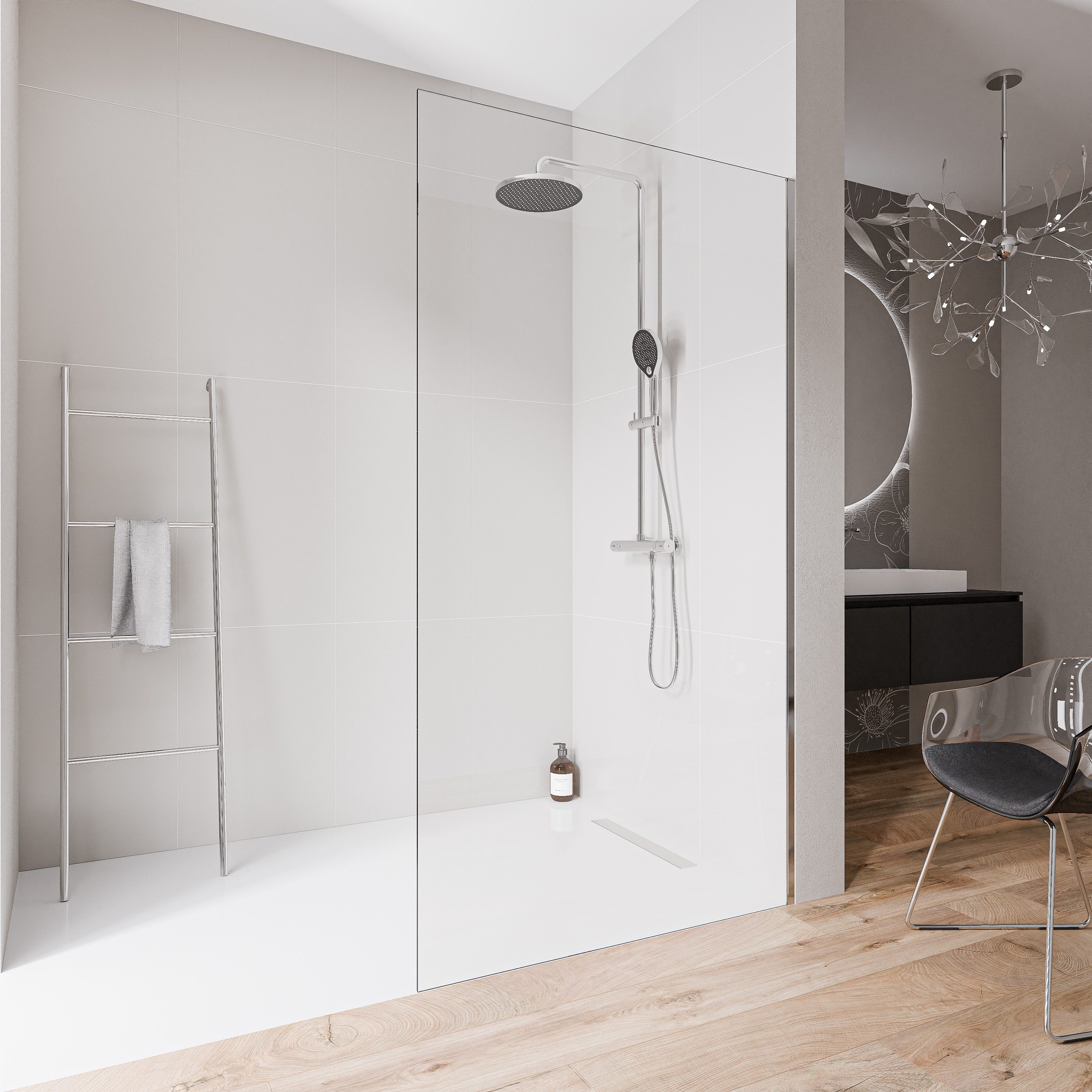 Bernstein Walk-in-Dusche EX102-2 70x220cm, (Einzelelement), Höhe günstig online kaufen