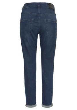 Herrlicher Ankle-Jeans SHYRA CROPPED ORGANIC mit seitlicher Logo-Applizierung