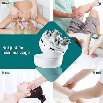 SEYRLMK Massagegerät, 8-Kopf-Massagegerät, 84-Abschnitte stimuliert das Haarwachstum lindert