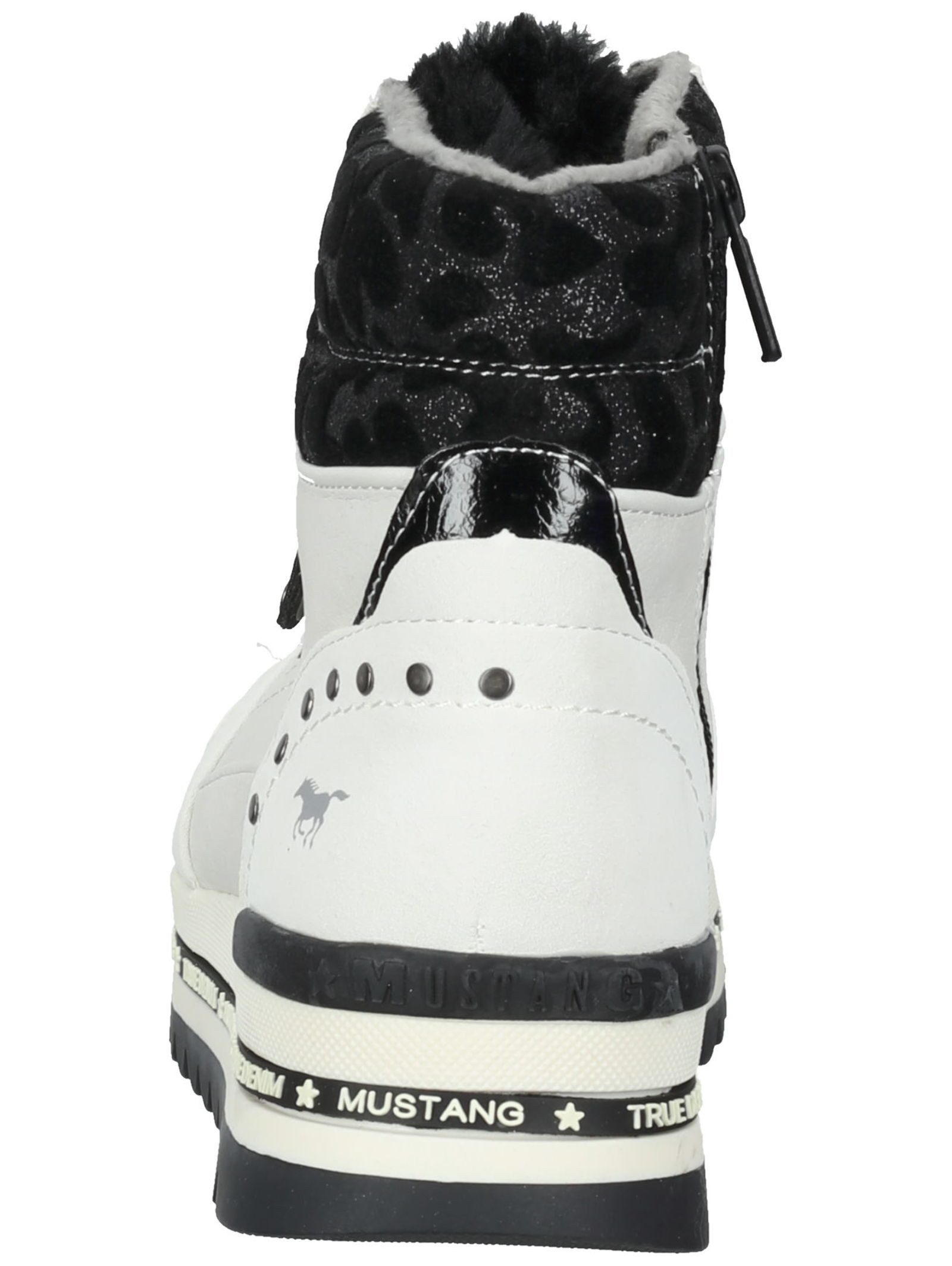 Mustang Shoes Mustang Shoes Stiefelette Lederimitat Schnürstiefelette