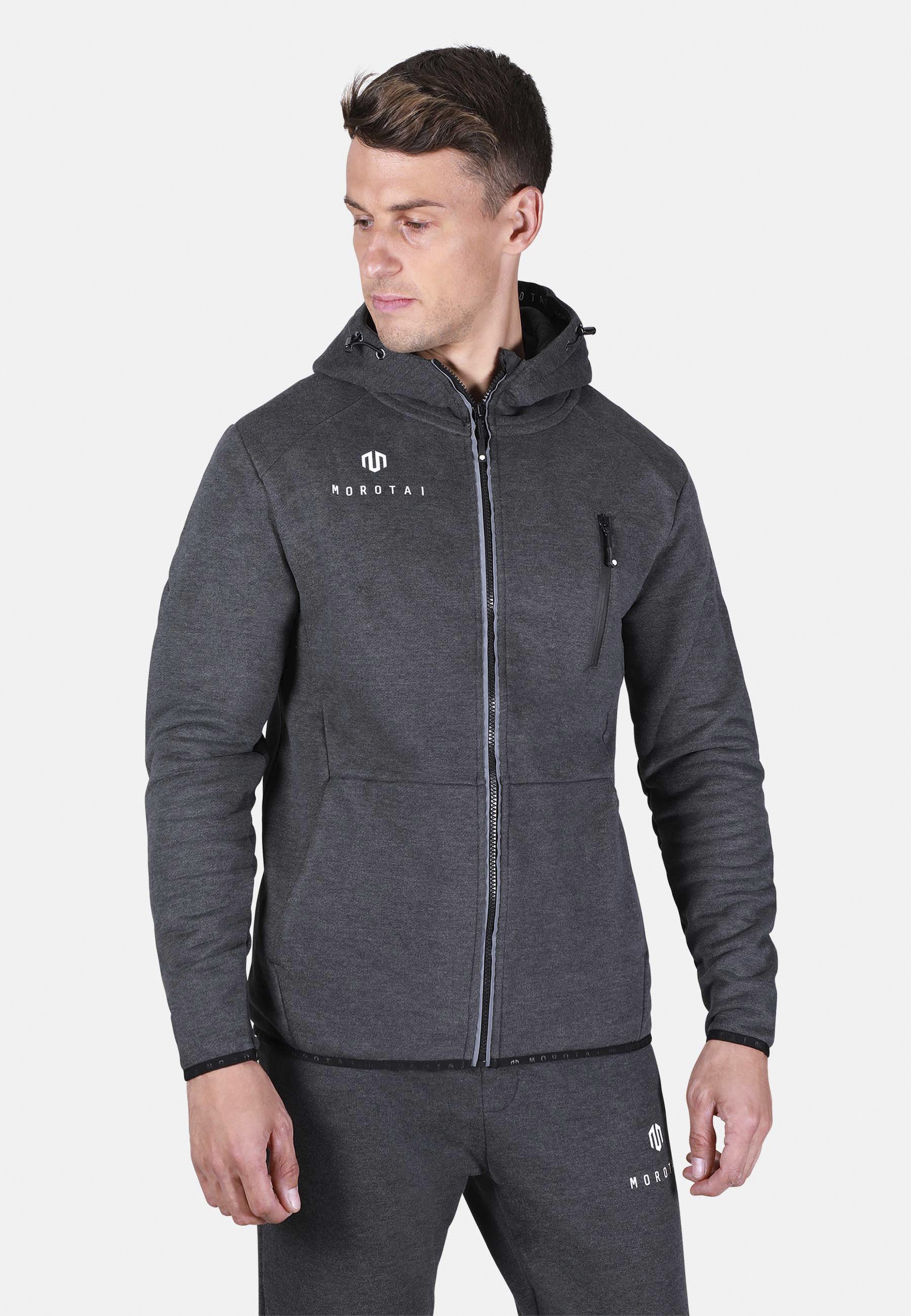 Morotai Allwetterjacke MOROTAI Herren Morotai Neo Zip Sweatjacket (1-St)