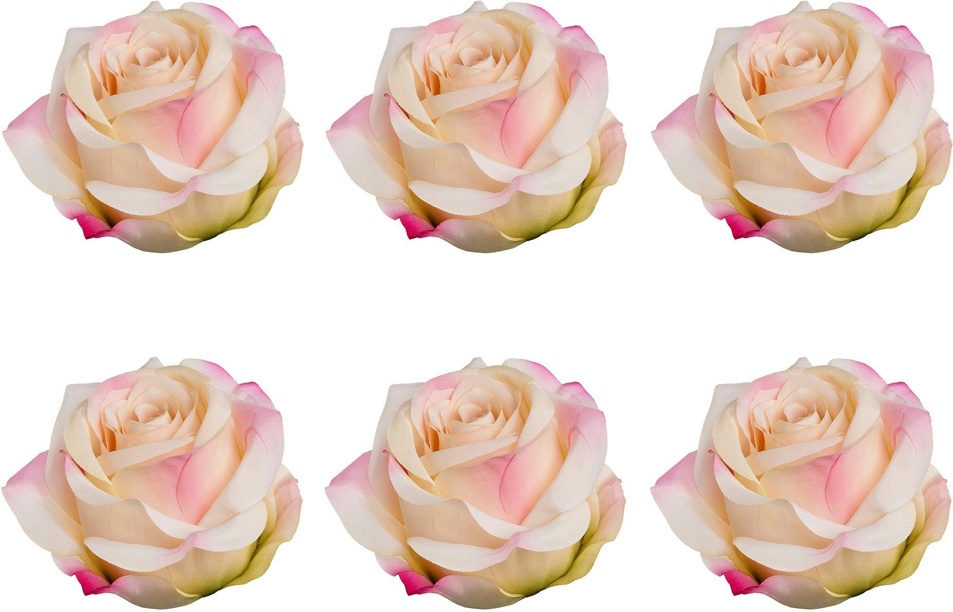 Kunstblume Rose mit Clip Rose, Creativ günstig online kaufen
