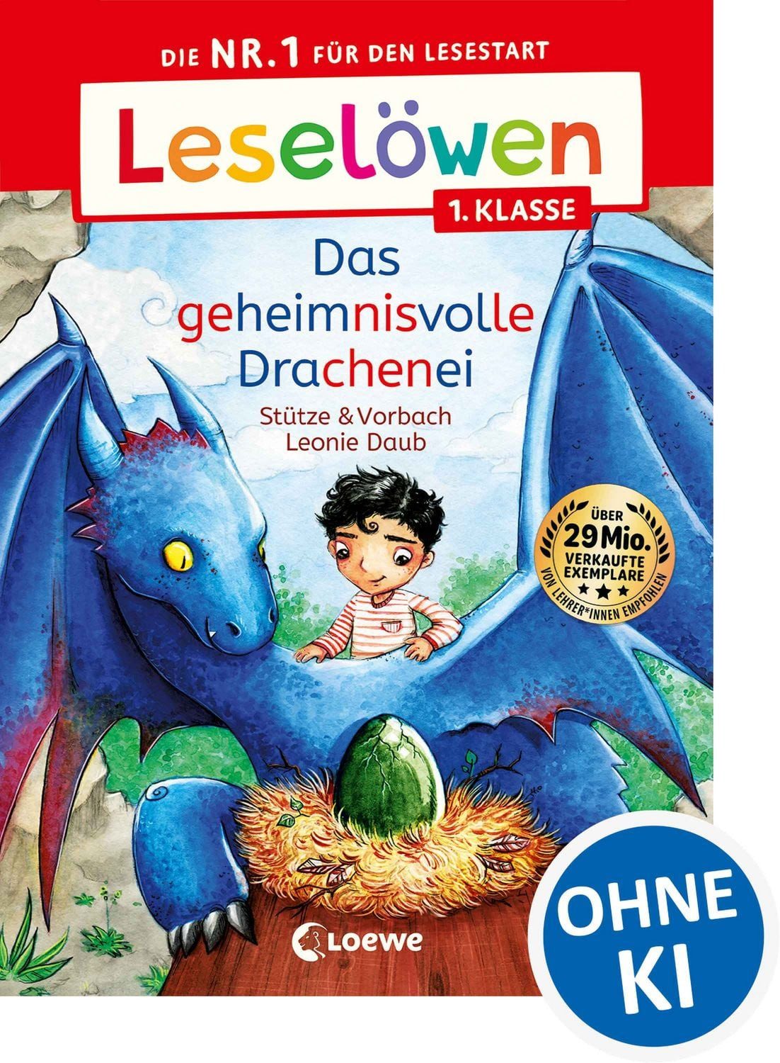 Leselöwen 1. Klasse - Das geheimnisvolle Drachenei / Stütze & Vorbach