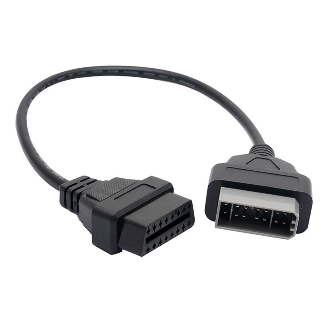 Bolwins Q49C OBD2 Diagnosekabel 14Pin zu 16Pin OBD2 Adapter passend für Nissan KFZ-Adapter 14-Pin OBD Stecker zu OBD2 16-Pin Kupplung, 40 cm