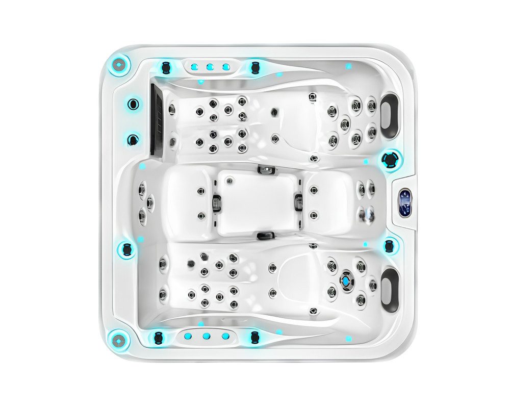 JVmoebel Whirlpool-Badewanne Luxuriöse Whirlpool Badewanne mit Sprudel- und Massagedüsen, Made in Europe