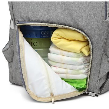AquaBreeze Wickelrucksack Wickeltasche Rucksack Baby Multifunktions-Babytaschen wasserabweisend (großes Fassungsvermögen, Babyrucksack), Reiserucksack für Unterwegs