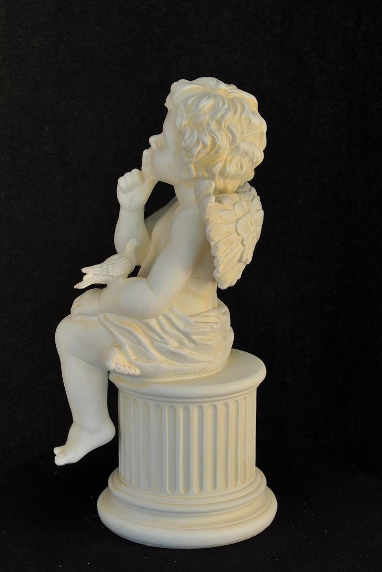 Skulptur Figur Medusa Säule JVmoebel Marmor Deko Säulen Skulptur, Römische Dekoration