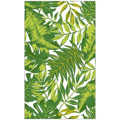 Fensterfolie Look Palm Leaves green, MySpotti, halbtransparent, glatt, 60 x 100 cm, statisch haftend