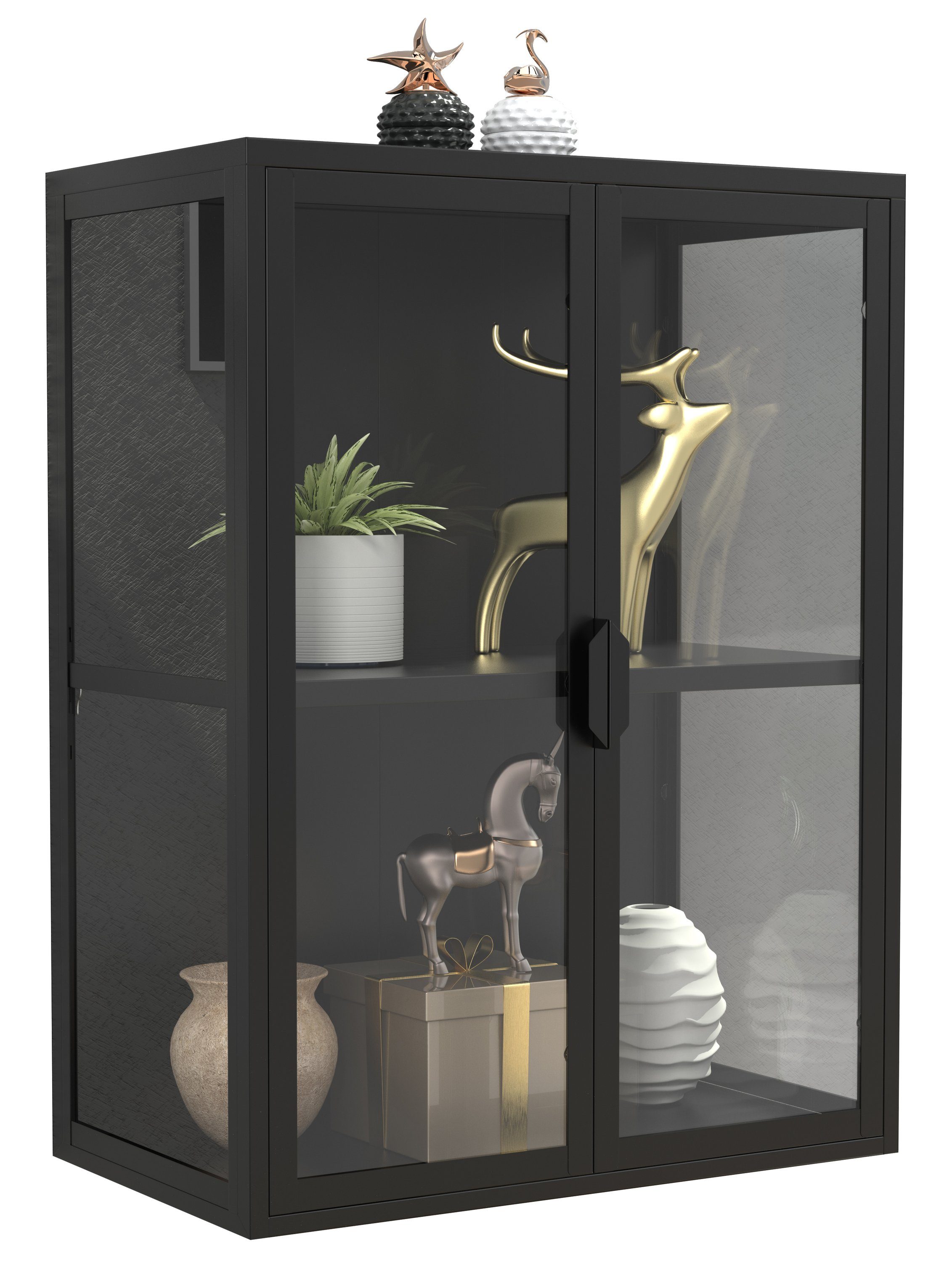 VCM Hängevitrine Stahl Wandvitrine Hängevitrine Vitrine günstig online kaufen