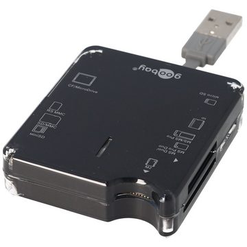Goobay Cardreader All in 1 extern Kartenlesegerät USB 2.0 Hi-Speed, 6 Karten Speicherkarte