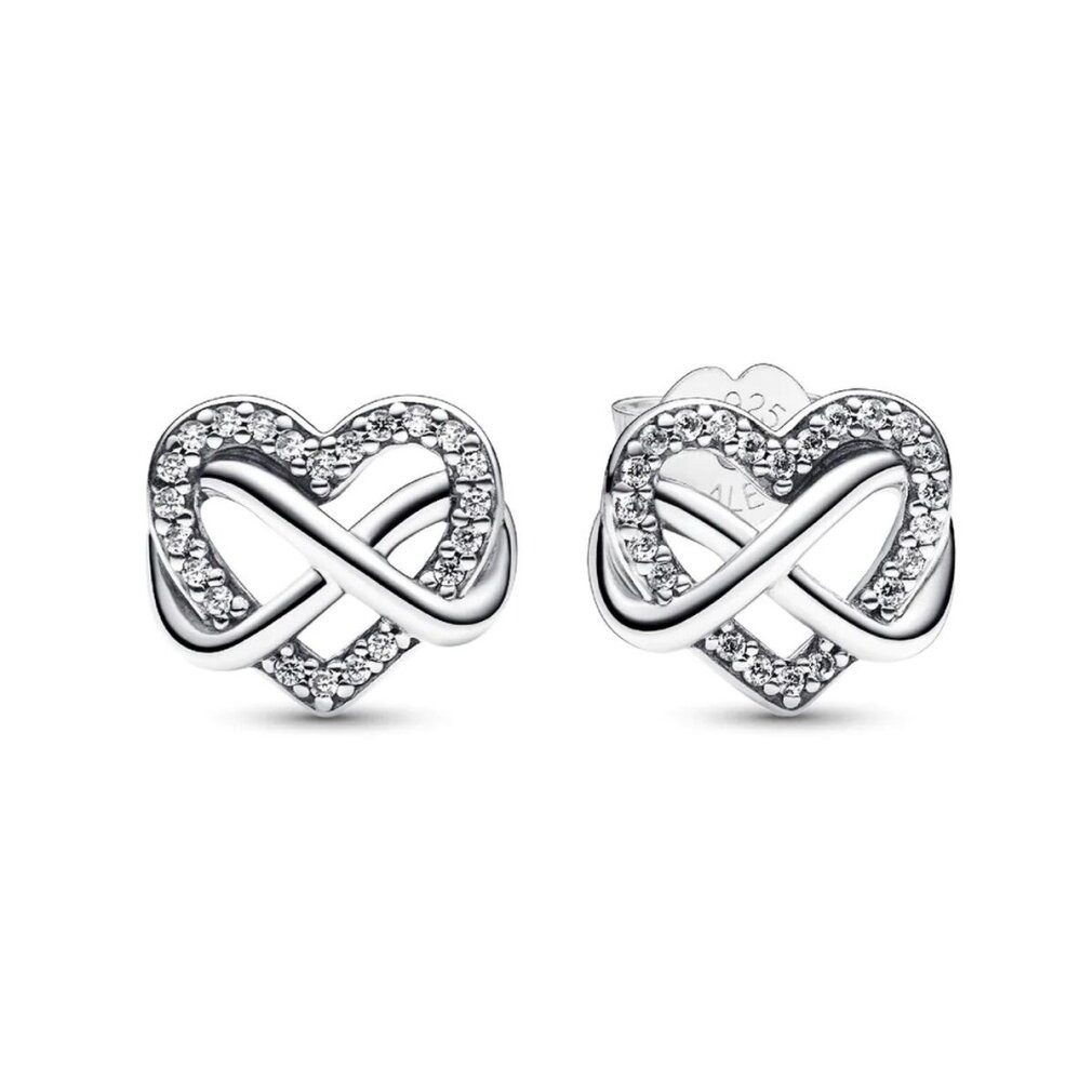 Pandora Ohrring-Set Romantische Støíbrné náunice ve tvaru srdcí 292667C01