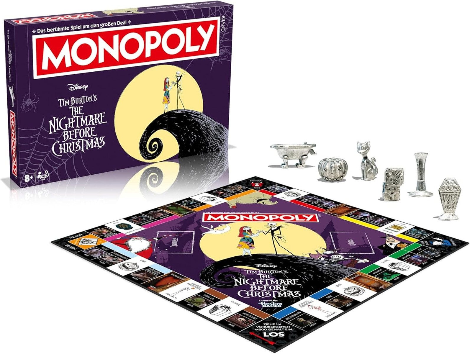 Winning Moves Spiel Monopoly Nightmare before Christmas, Brettspiel