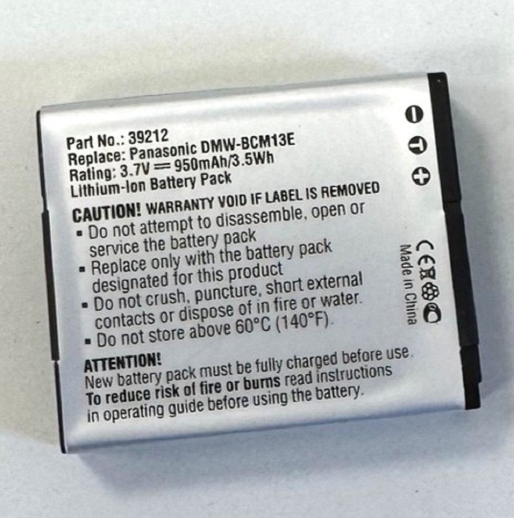 Photo Porst Replace Akku Panasonic DMW-BCM13E passend für Panasonic TZ58, TZ71 Kamera-Akku