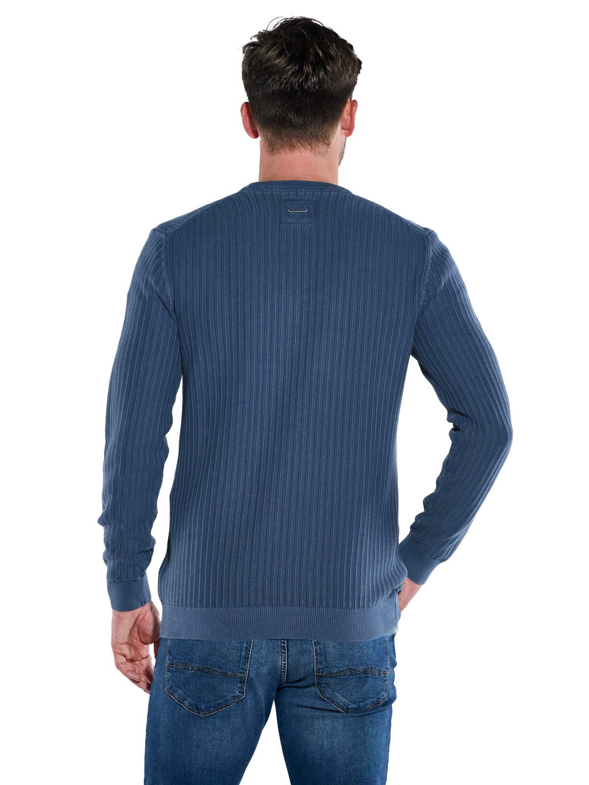 Engbers Herren Pullover Rundhals, Royalblau