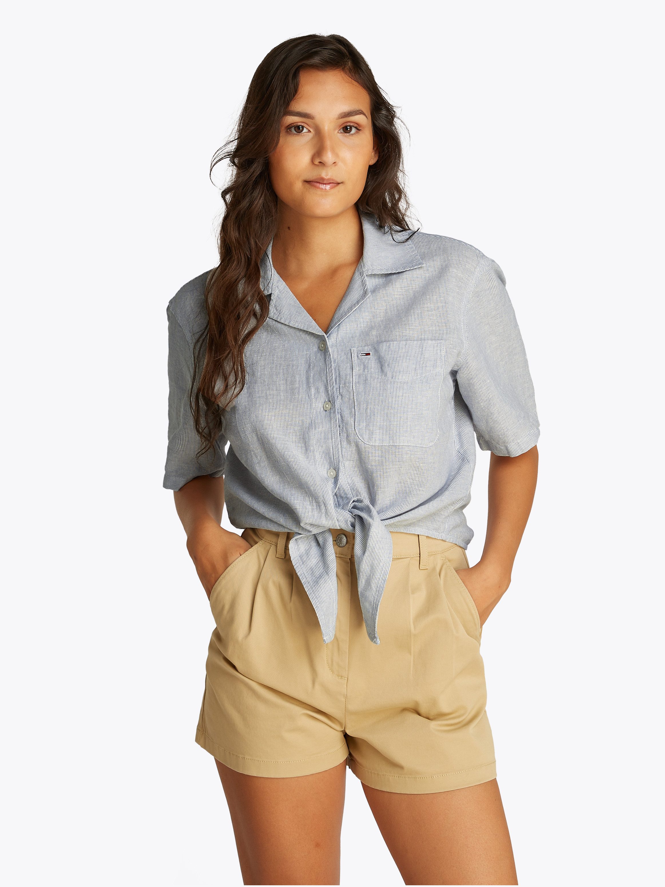 Tommy Jeans T-Shirt TJW CRP LINEN günstig online kaufen