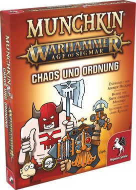 Pegasus Spiele Spiel, Munchkin Warhammer Age of Sigmar: Chaos & Ordnung [Erweiterung]