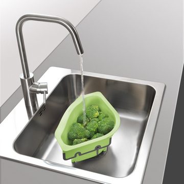 Metaltex Küchensieb Ecksieb Drain-On grün, Kunststoff