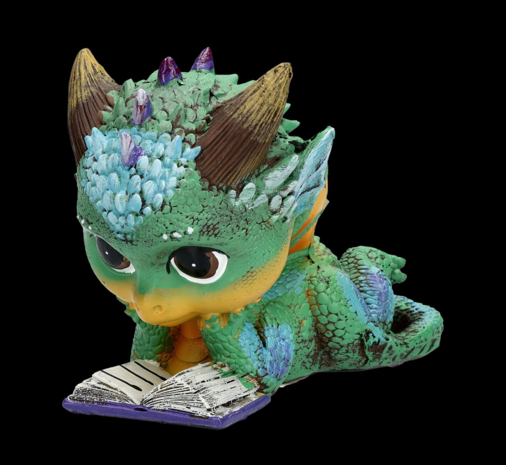 Figuren Shop GmbH Fantasy-Figur Drachen Figur Baby – Fantasy Sammlerfigur Mini Drache 7 cm Dekofigur